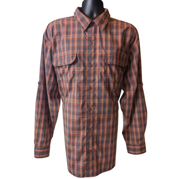 Redhead Shirt Mens 2XL Plaid Long Sleeve Button Up Hiking Outdoor Top Hunting - Picture 14 of 14